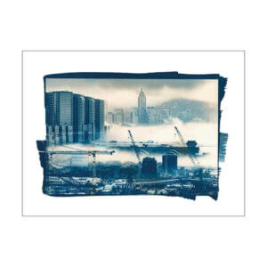 Limited Cyanotype Print, tone with Yerba Mate